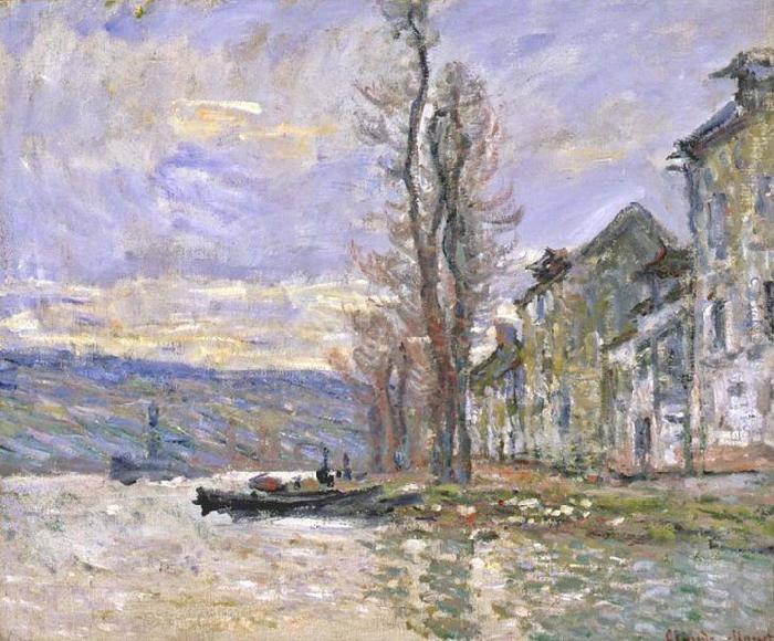 Claude Monet River at Lavacourt oil painting image